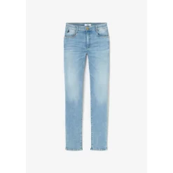 Jeans push-up slim taille haute PULP, longueur 34 bleu en coton Daisy