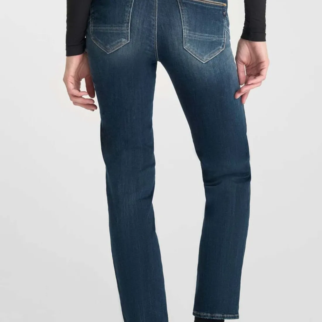 Jeans push-up slim taille haute PULP, 7/8ème bleu Trix