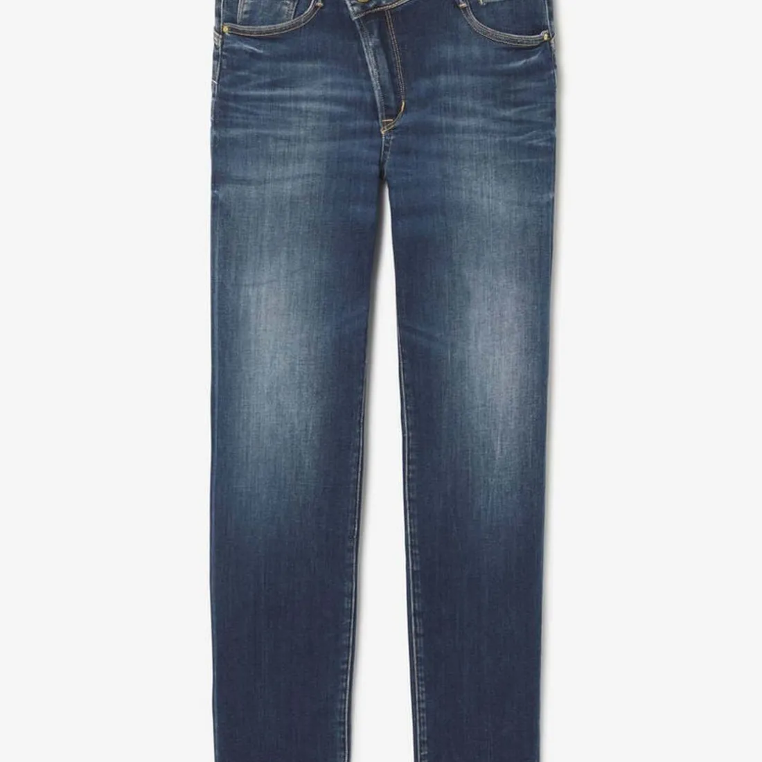 Jeans push-up slim taille haute PULP, 7/8ème bleu Trix