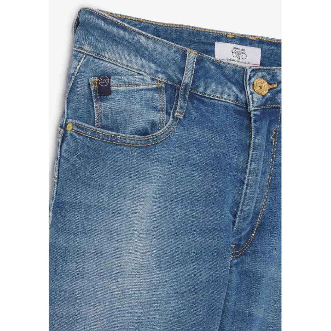 Jeans push-up slim taille haute PULP, longueur 34 bleu Ruth