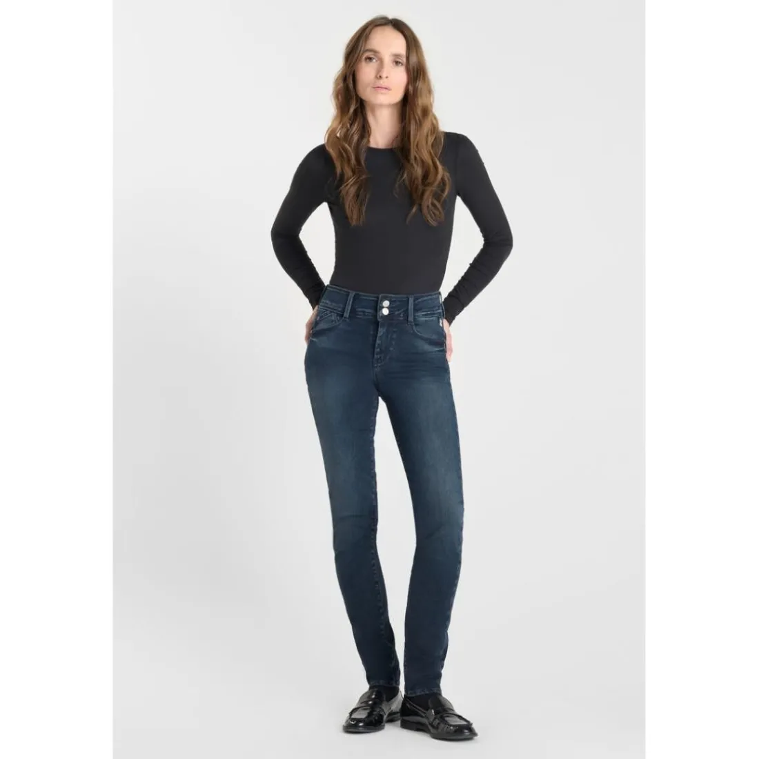 Jeans push-up slim ULTRA PULP, longueur 34 bleu Vivi