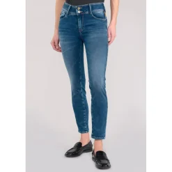 Jeans push-up slim ULTRA PULP, 7/8ème bleu Molly en coton