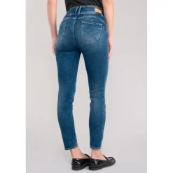 Jeans push-up slim ULTRA PULP, 7/8ème bleu Molly en coton