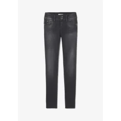 Jeans push-up slim ULTRA PULP, longueur 34 noir Lily en coton