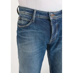 Jeans regular, droit 800/12 Bleu Amin en coton