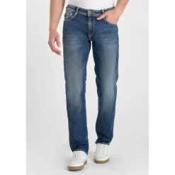 Jeans regular, droit 800/12, longueur 34 bleu Seth