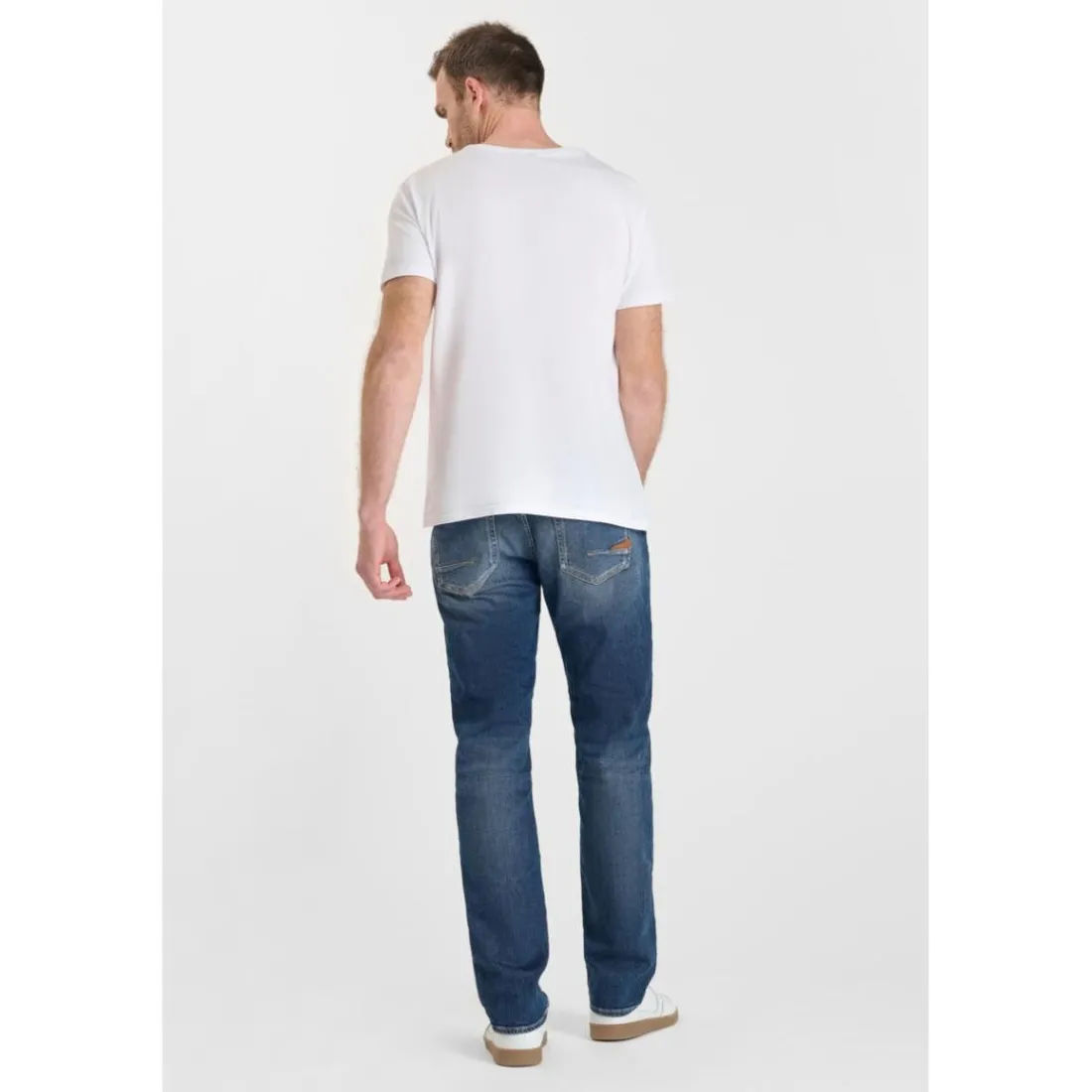 Jeans regular, droit 800/12, longueur 34 bleu Seth
