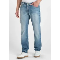 Jeans regular, droit 800/12, longueur 34 bleu Earl