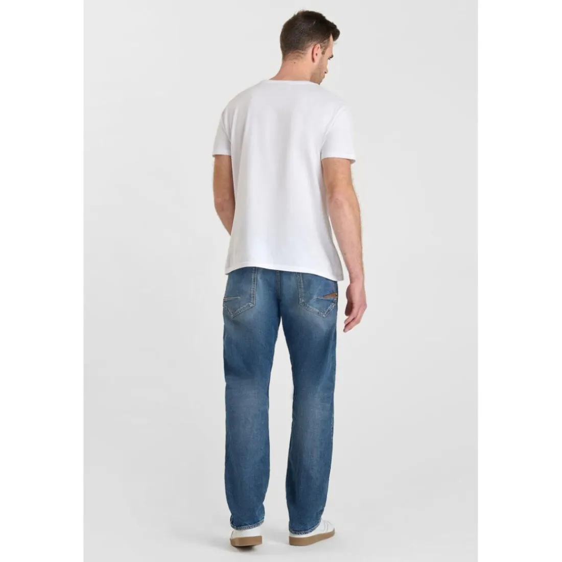Jeans regular, droit 800/60 loose , longueur 34 bleu Seth