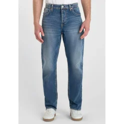 Jeans regular, droit 800/60 loose , longueur 34 bleu Seth