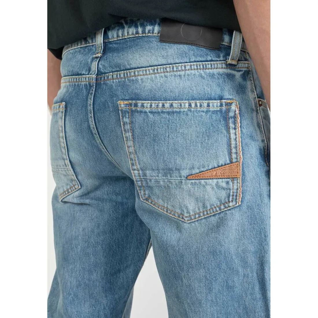 Jeans regular, droit 700/20 regular, longueur 34 bleu en coton Levi