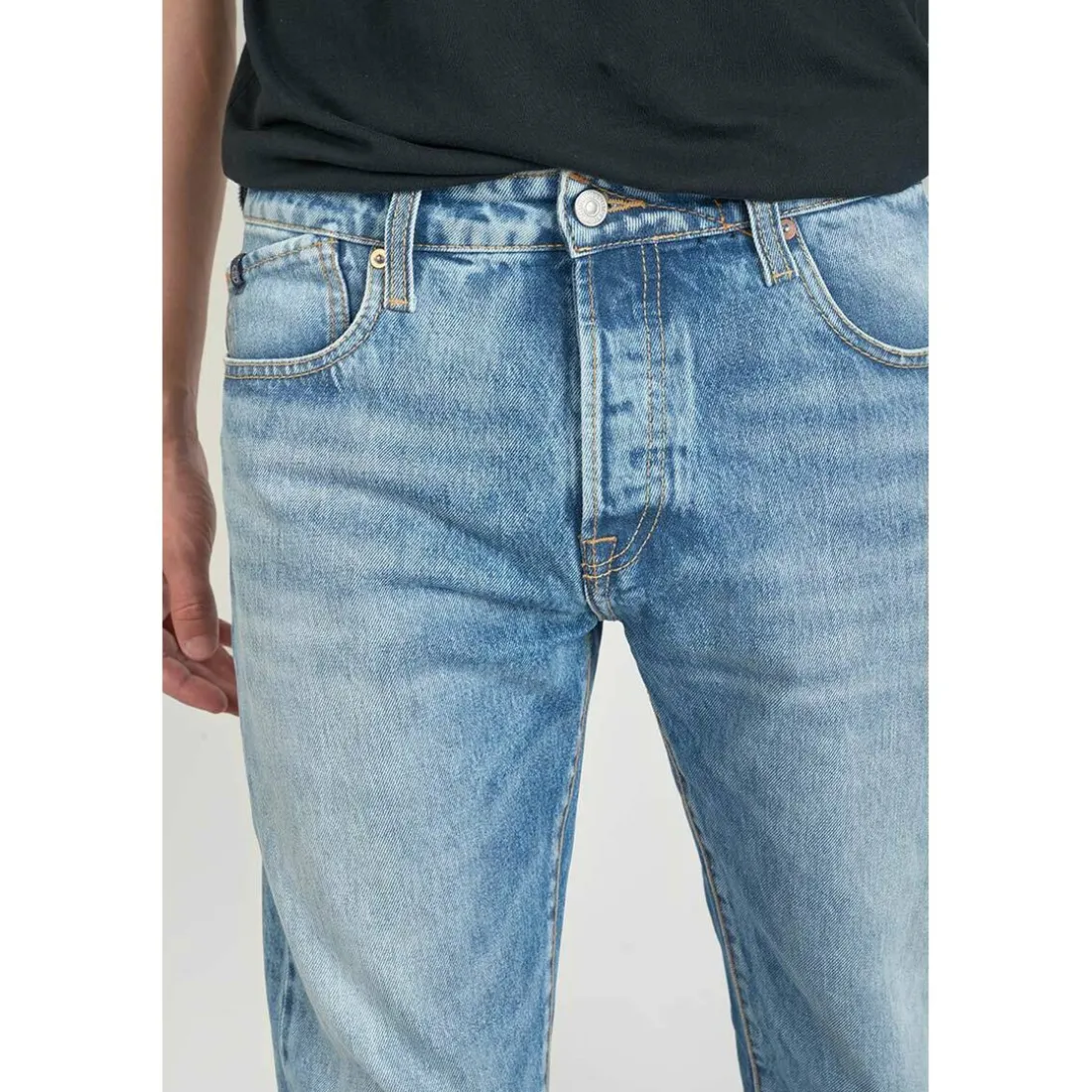 Jeans regular, droit 700/20 regular, longueur 34 bleu en coton Levi