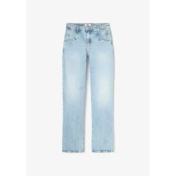 Jeans regular, droit 400/28 regular loose taille haute, longueur 34 bleu Fawn