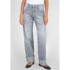 Jeans regular, droit 400/28 regular loose taille haute, longueur 34 gris Skye