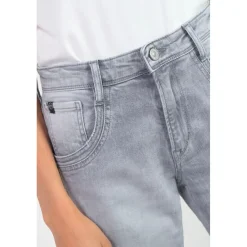 Jeans regular, droit 400/28 regular loose taille haute, longueur 34 gris Skye