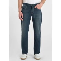 Jeans regular, droit jogg 800/12 regular , longueur 34 bleu en coton Gary