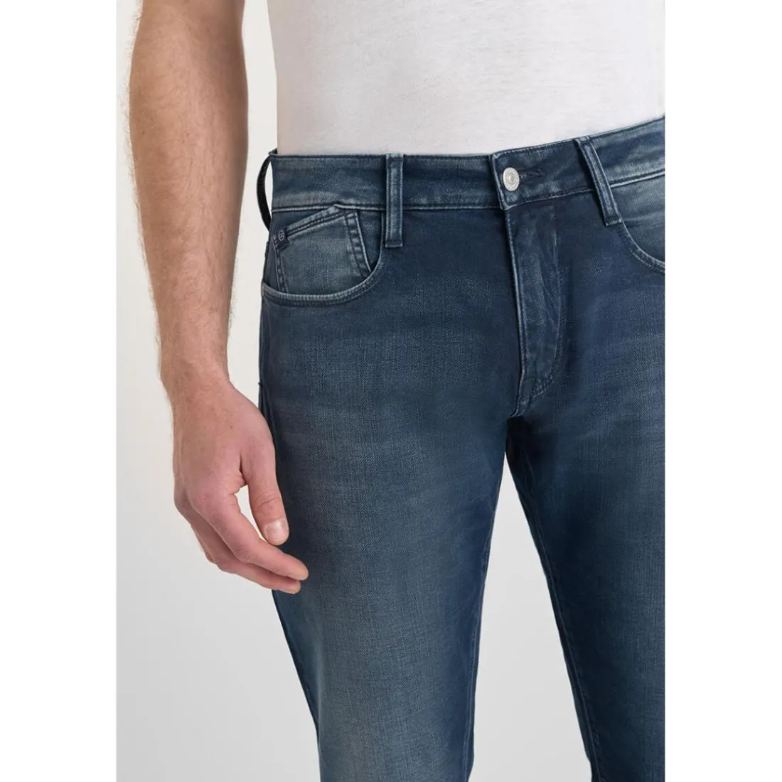 Jeans regular, droit jogg 800/12 regular , longueur 34 bleu Hoyt