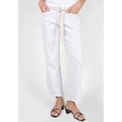 Jeans regular, droit PRISKA, 7/8ème blanc Esme