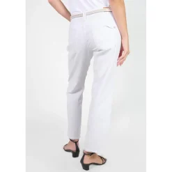 Jeans regular, droit PRISKA, 7/8ème blanc Esme