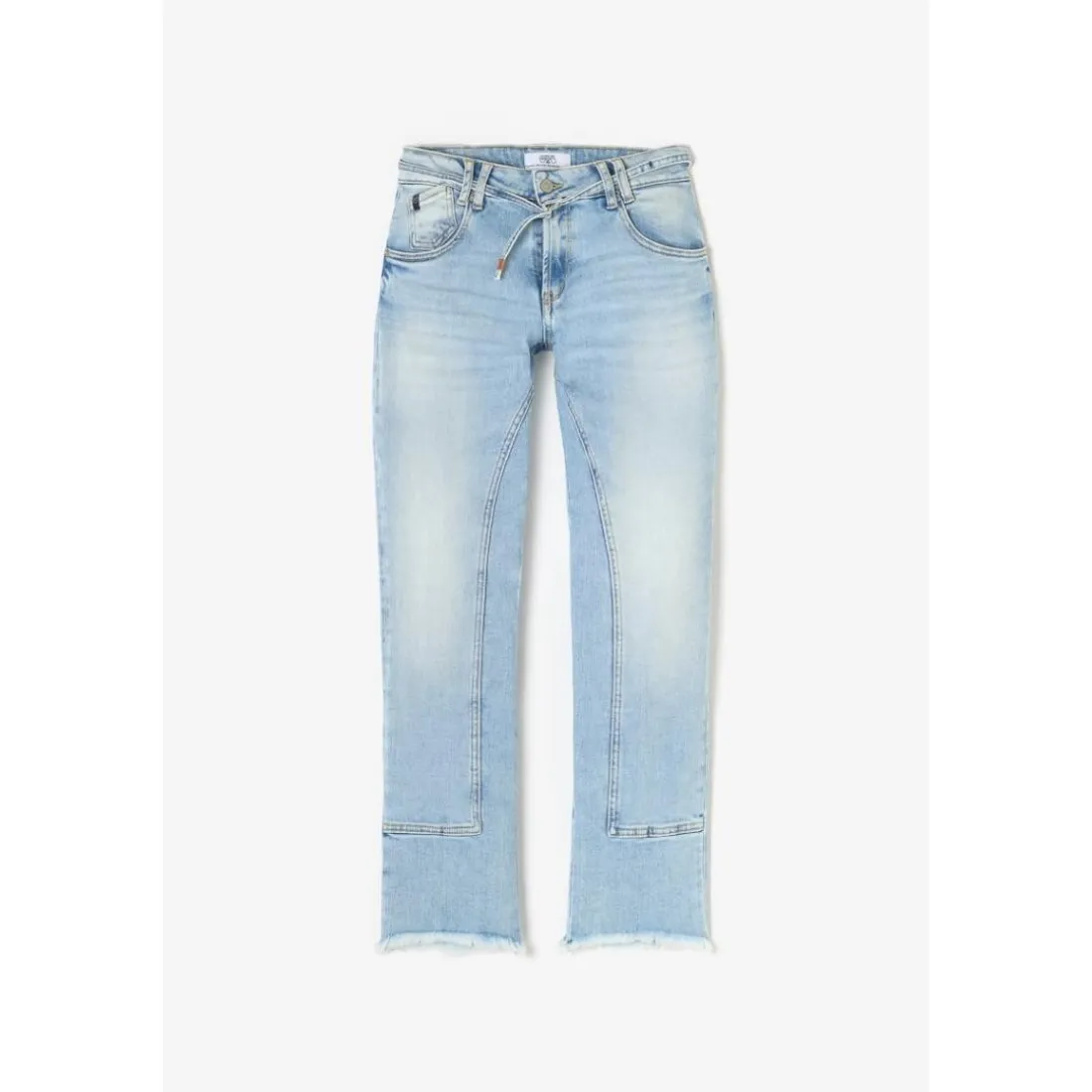 Jeans regular, droit PRISSE, 7/8ème bleu en coton Gwen