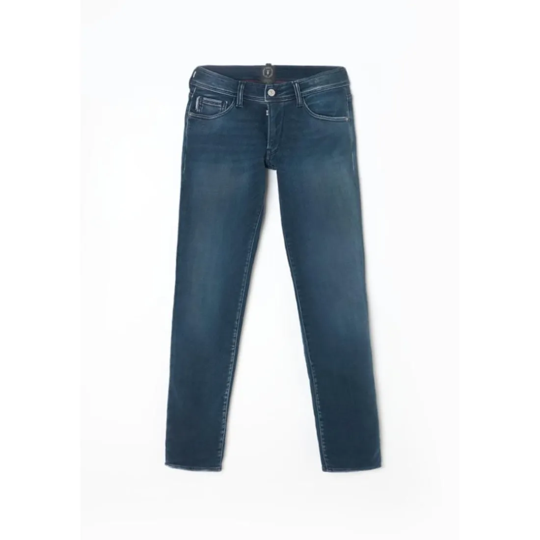 Jeans slim garçon, BLUE JOGG, longueur 34 bleu Zed en coton