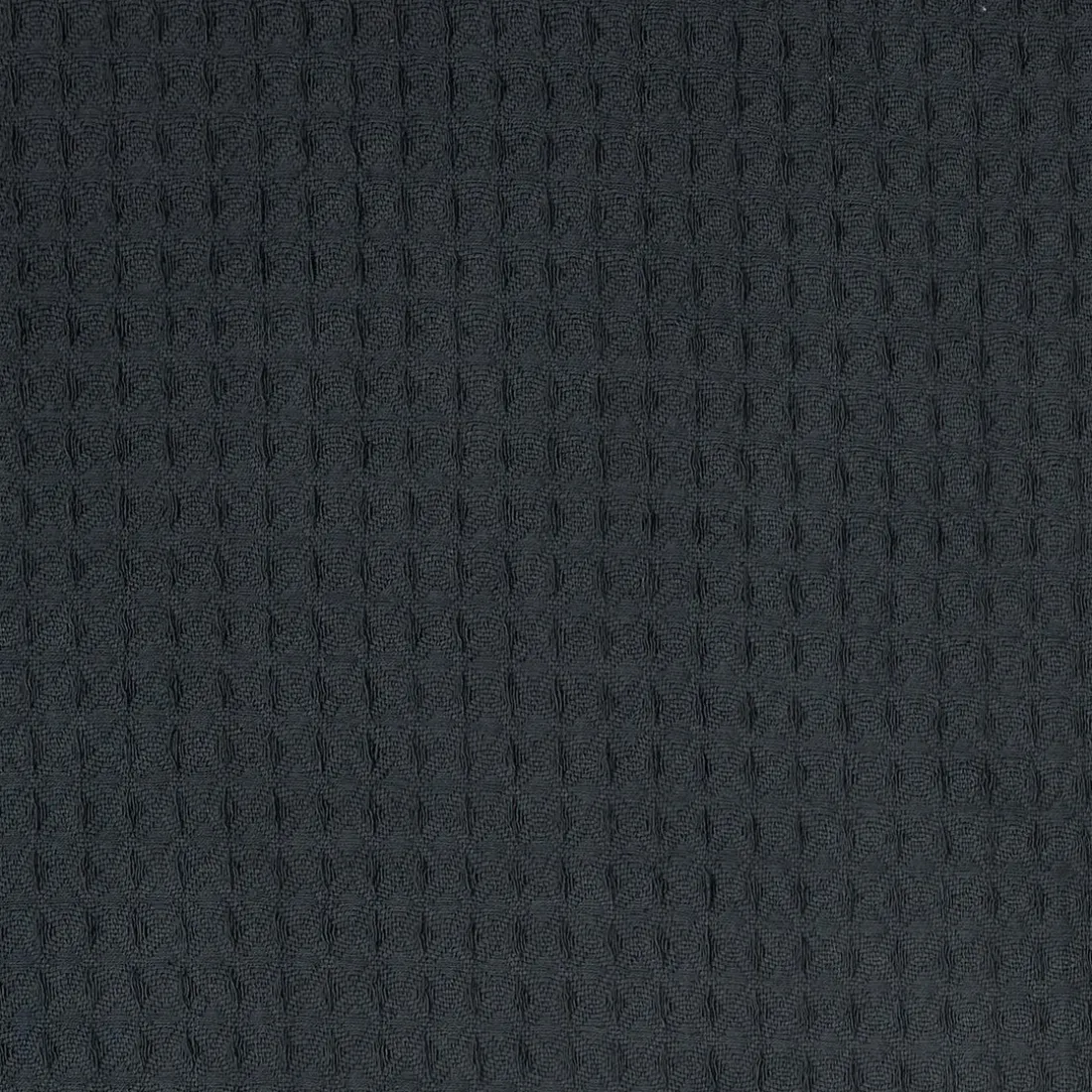 Jeté De Canapé Gaufre Gris Anthracite en coton
