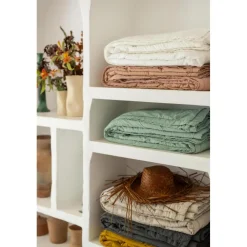 Jeté de lit Tika Opaline