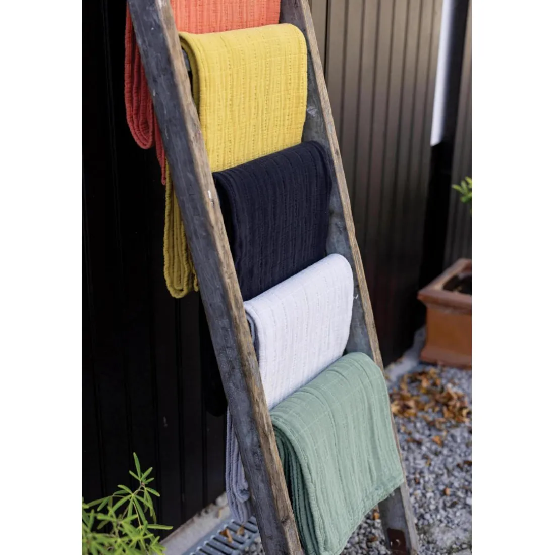 Jeté recyclé Lisa Perle 240 x 260