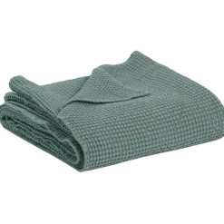 Jeté recyclé Maia Vert de gris 260 x 260