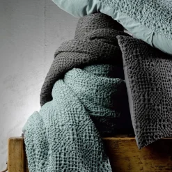 Jeté Tana Vert de gris