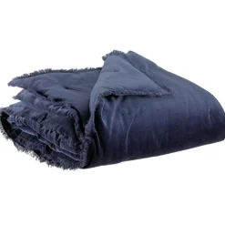 Jeté uni Fara Marine 260 x 260