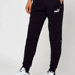 Jogging en coton noir PWR CLB