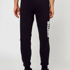 Jogging en coton noir PWR CLB