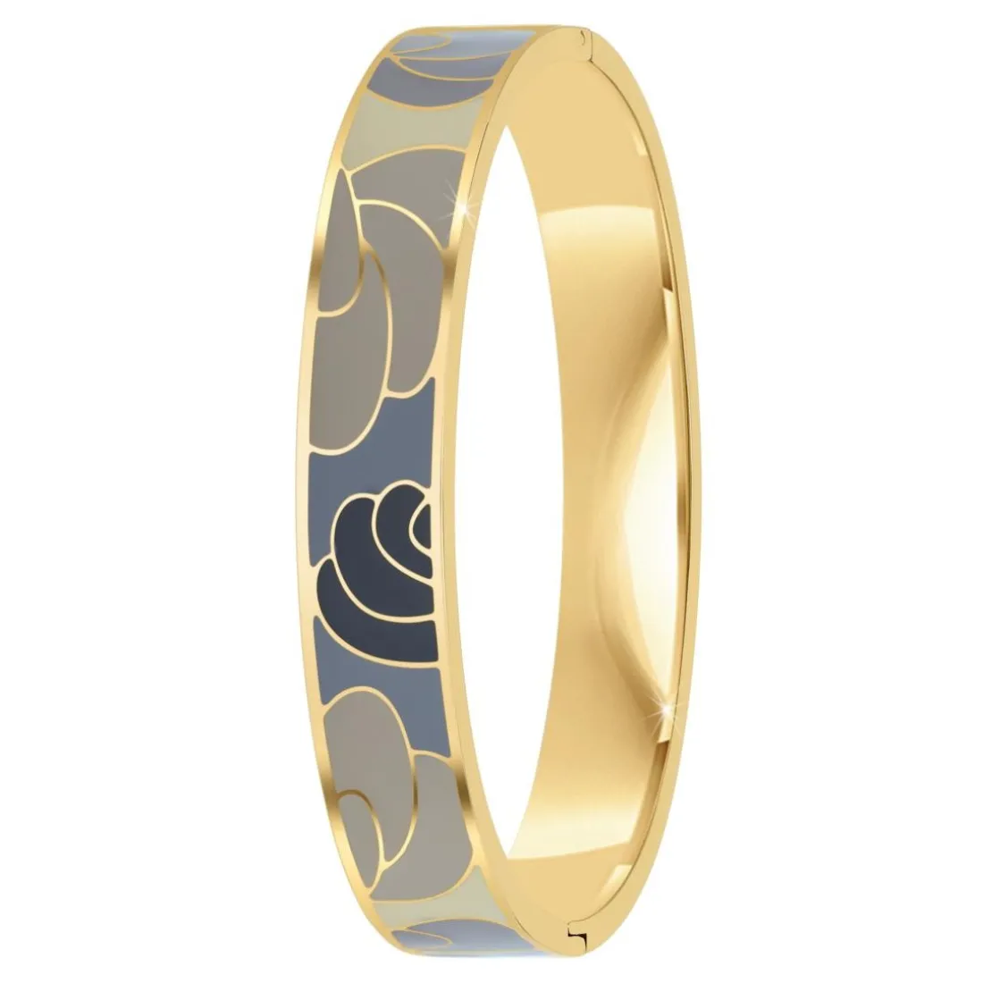 Jonc Femme So Charm - B4343-DORE - Bracelet Email Doré