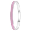 Jonc Femme So Charm - B4339-ARGENT-ROSE - Bracelet Email Argenté