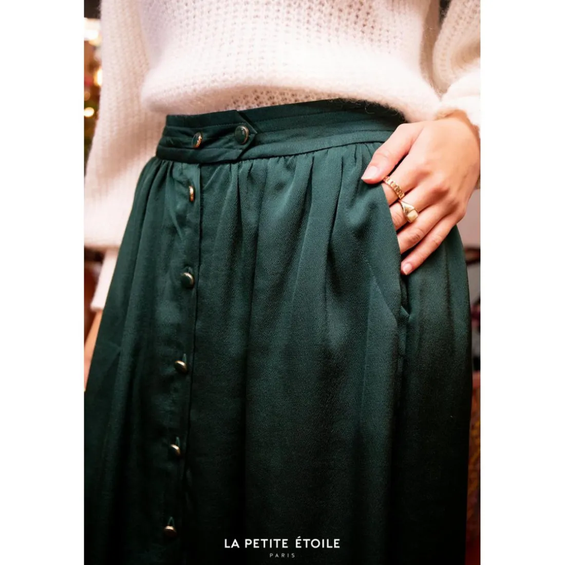 Jupe ADELIA vert