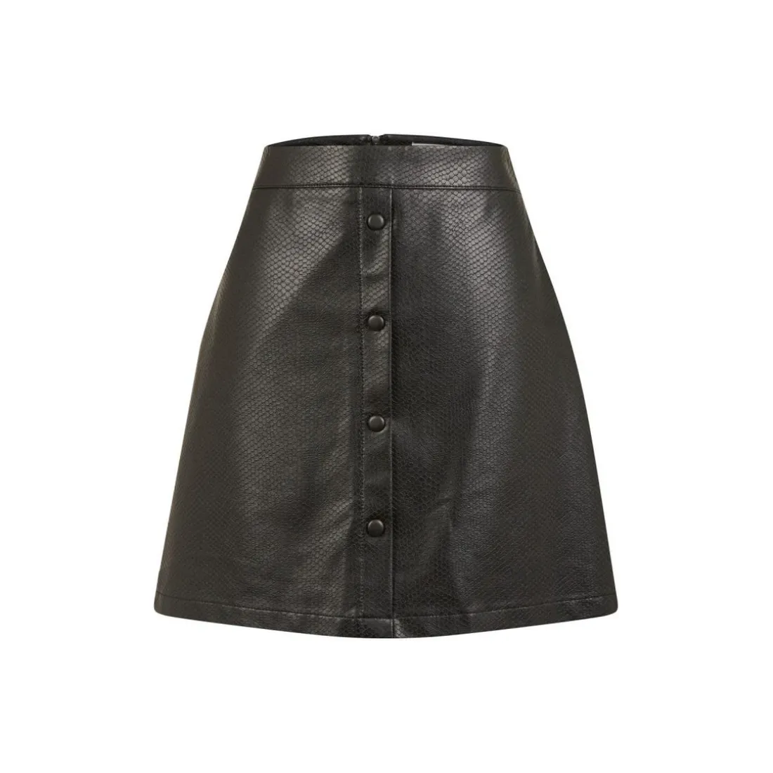Jupe courte femme en simili noir