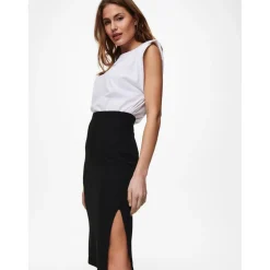 Jupe crayon noir Lia