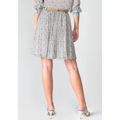 Jupe droite ABSINTH noir en coton