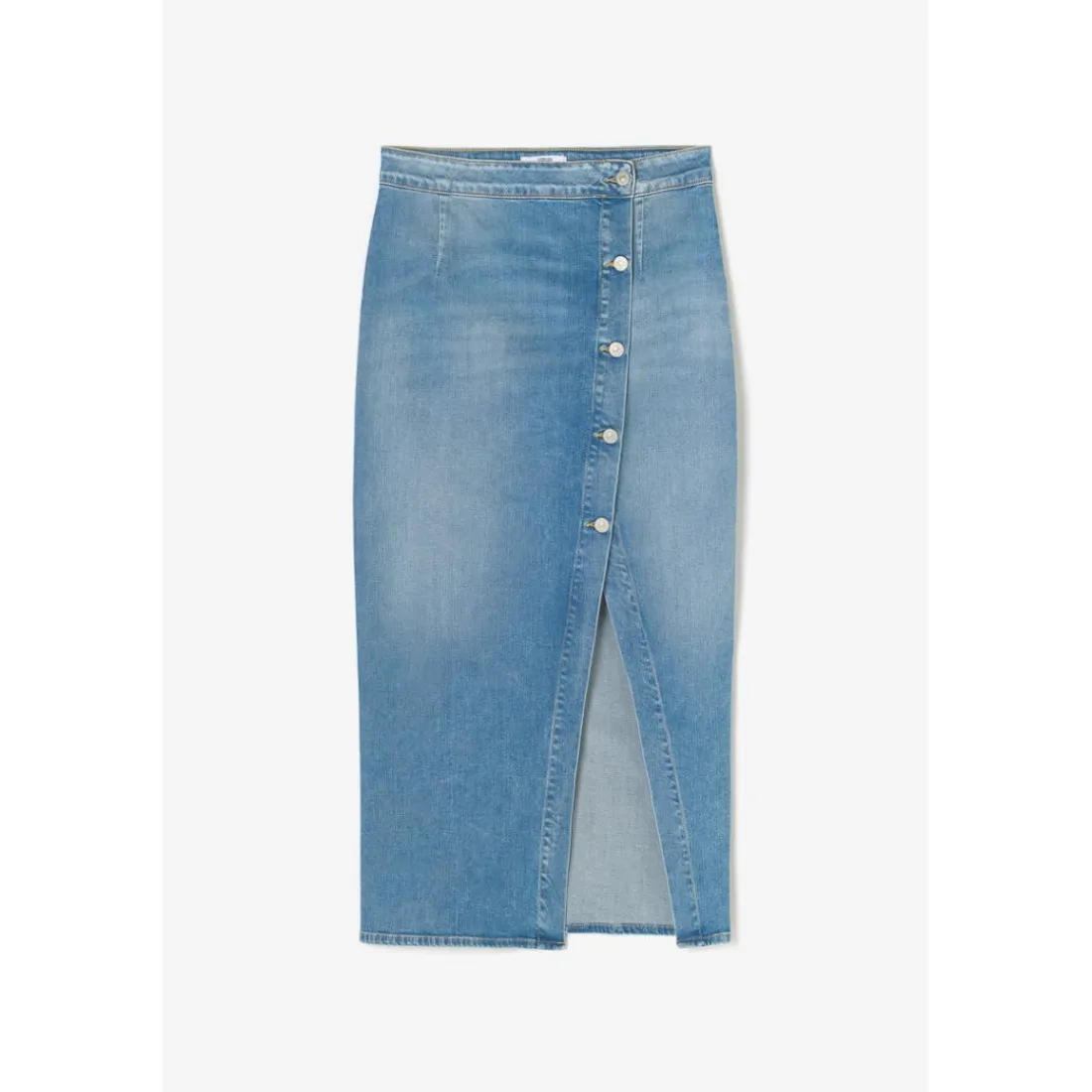 Jupe droite en jeans RAPHI bleu Hana