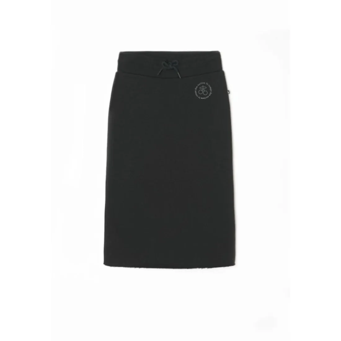 Jupe droite fille LINAGI noir Amy en coton