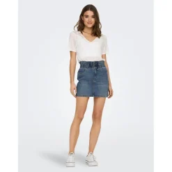 Jupe en denim - Bleue