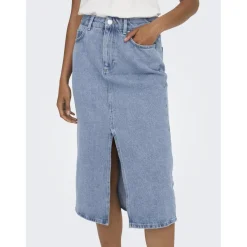 Jupe en denim bleu clair Alice