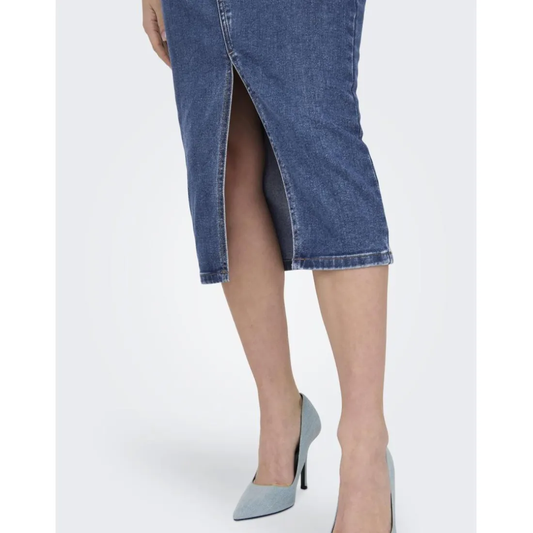 Jupe en denim bleu Fawn