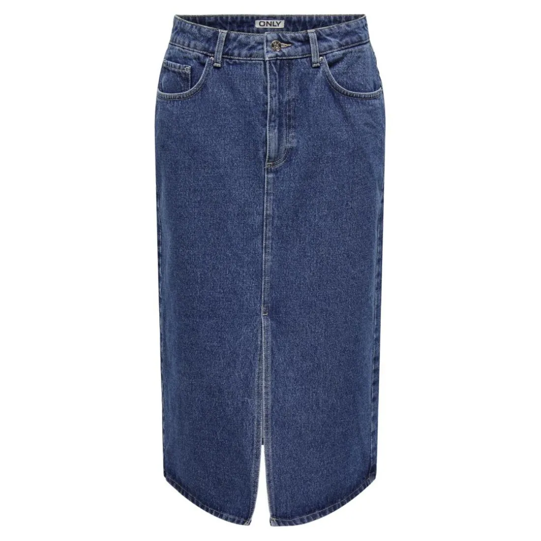 Jupe en denim bleu Lane