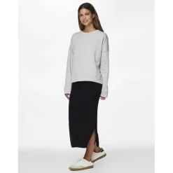 Jupe en maille Midi Knit Skirt noir Ida