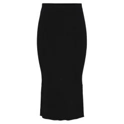 Jupe en maille Midi Knit Skirt noir Ida
