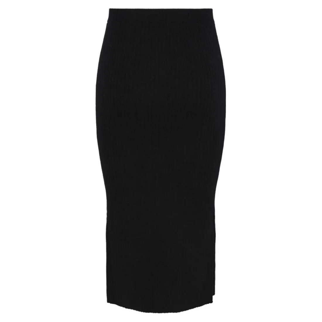 Jupe en maille Midi Knit Skirt noir Ida