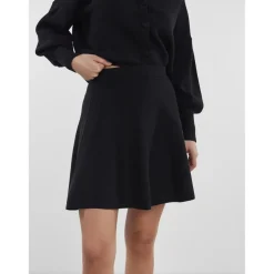 Jupe en maille noir Sloan