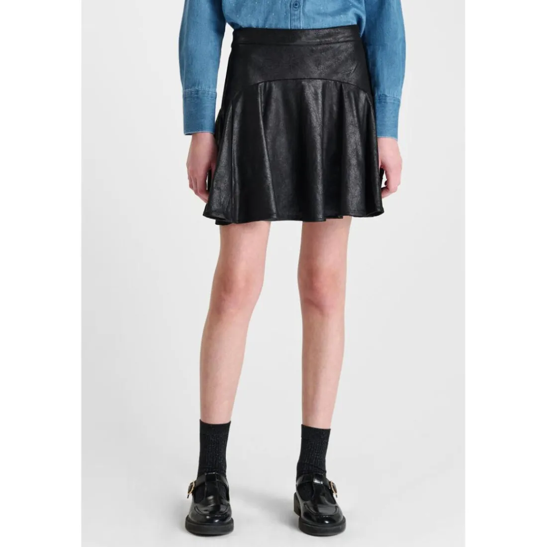 Jupe evasée, patineuse MILAGI noir Gaia